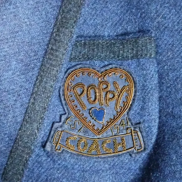 Insane gorgeous EUC Coach Poppy wool blazer
